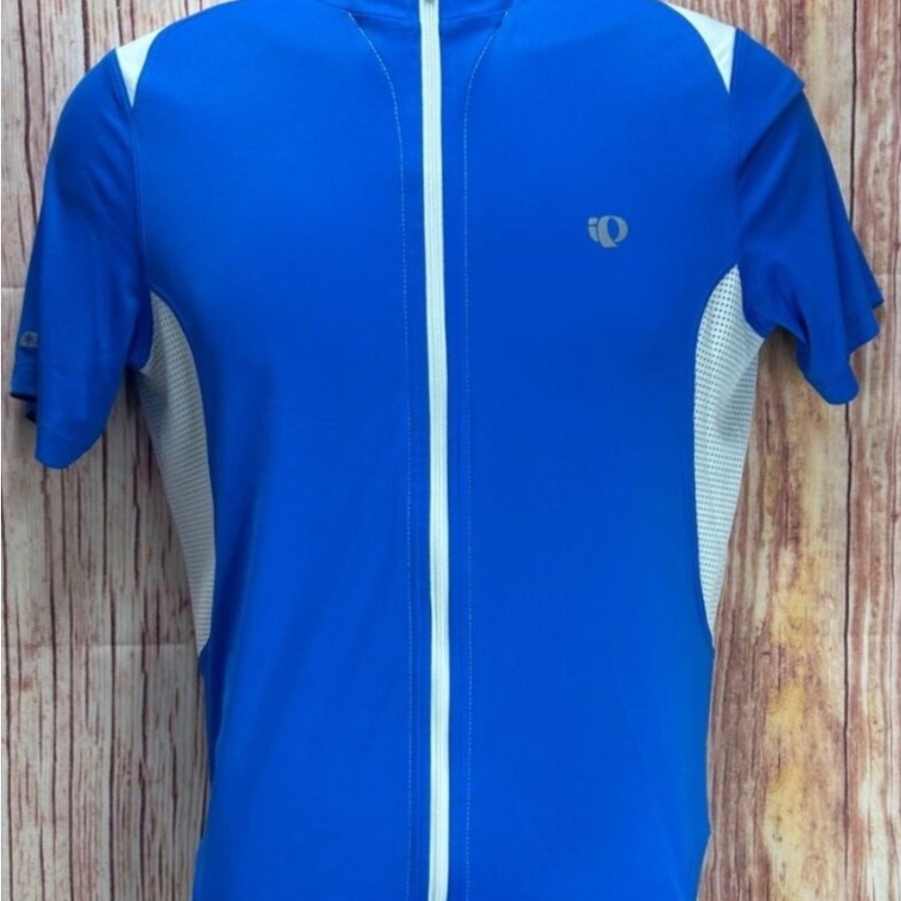 Pearl Izumi Elite Series Royal Blue and White Cycling Jersey (M)